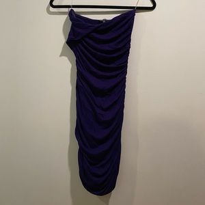 Purple Le Chateau Strapless Dress
